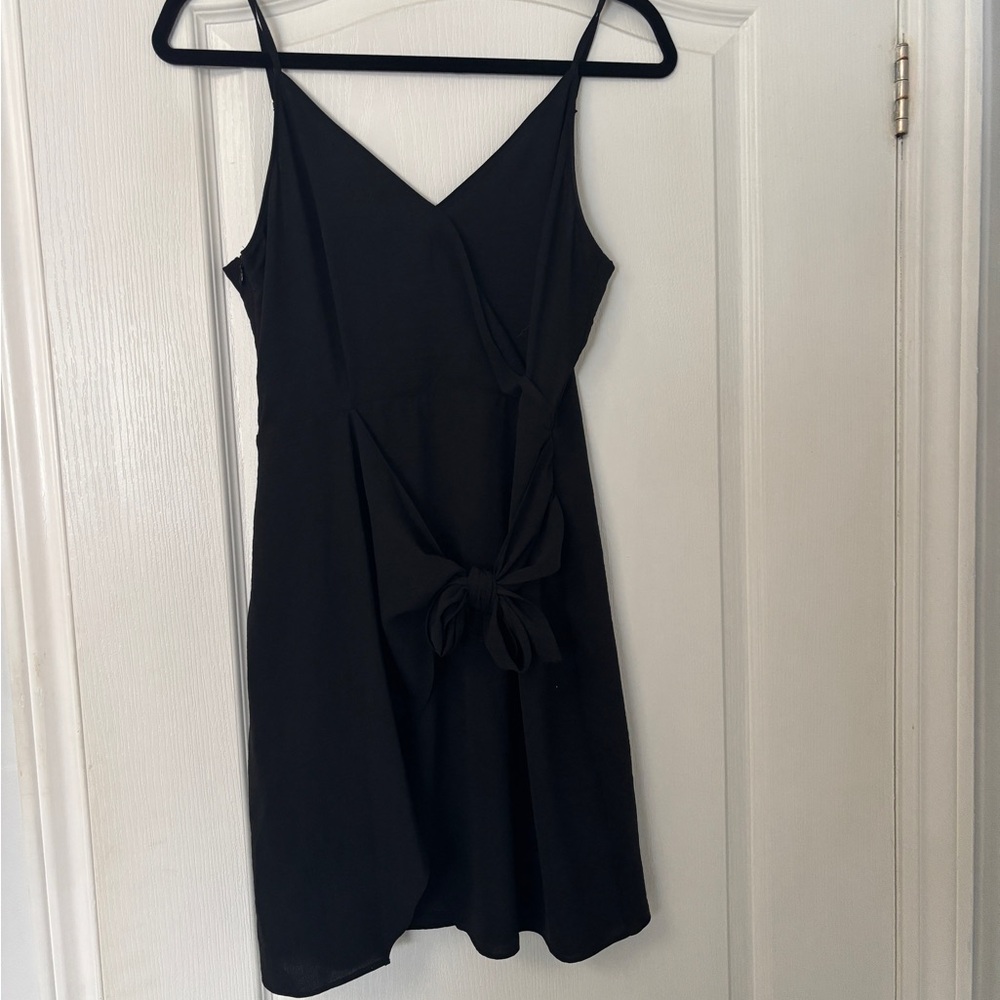 Naked Zebra Black Backless Dress